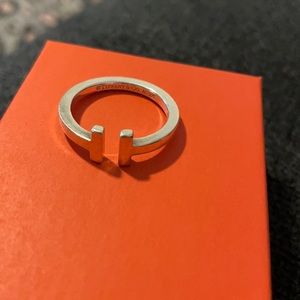 Silver Tiffany t ring size 10 women’s